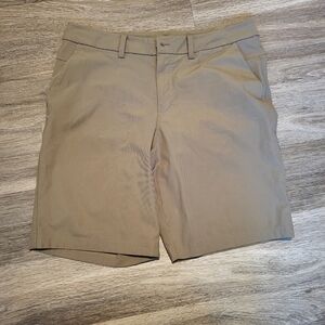 Lululemon Athletica Tan Men's Flat Front Shorts